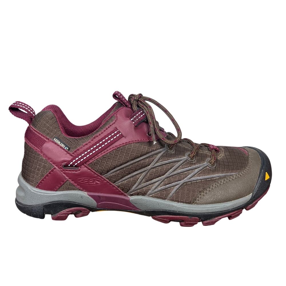 Keen Targhee II Burgundy Waterproof Mid Hiking Boots Size 8.5